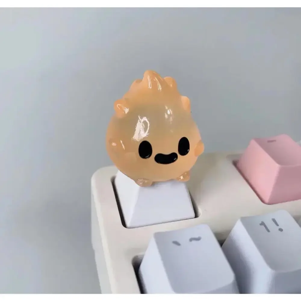 Kawaii Flame Key Cap ESC Escape Gamer Mechanical Gaming Keyboard Sim Calcifier